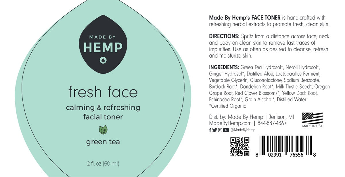 MADE BY HEMP Fresh Face Toner